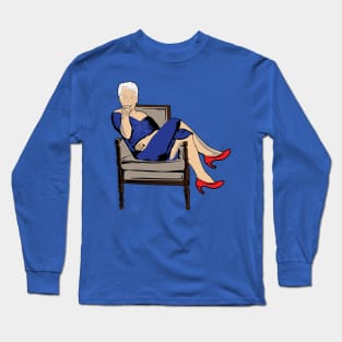 BIll Clinton In Blue Dress Long Sleeve T-Shirt